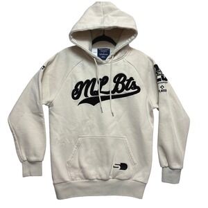 Negro Leagues Hoodie Mens Small Cream Negro Leagues The Show 20th Anniv